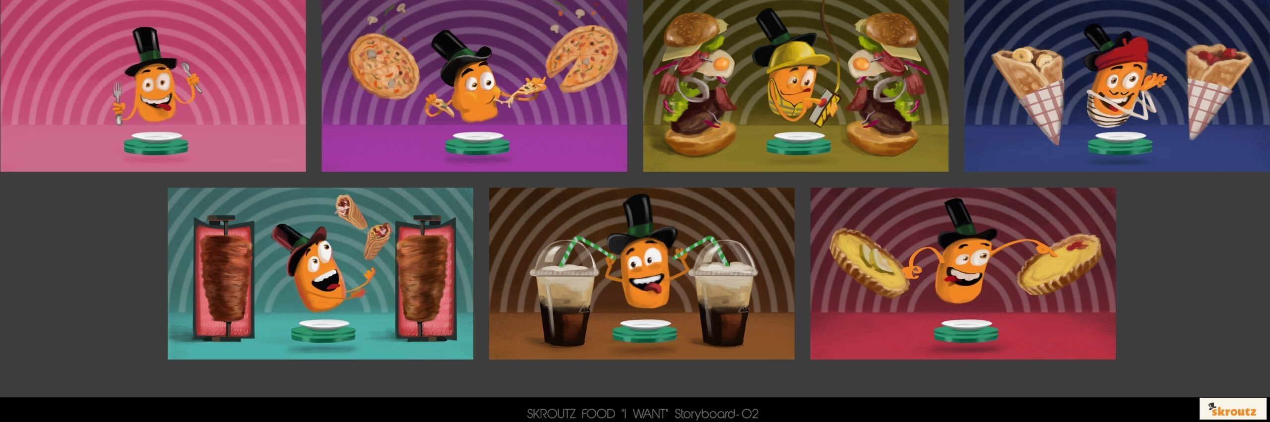 Skroutz Food IWant_Storyboard